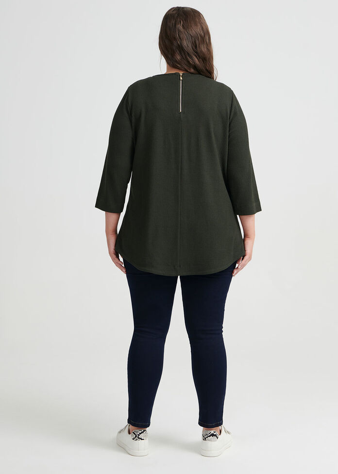 Staple Curved Hem Top, , hi-res