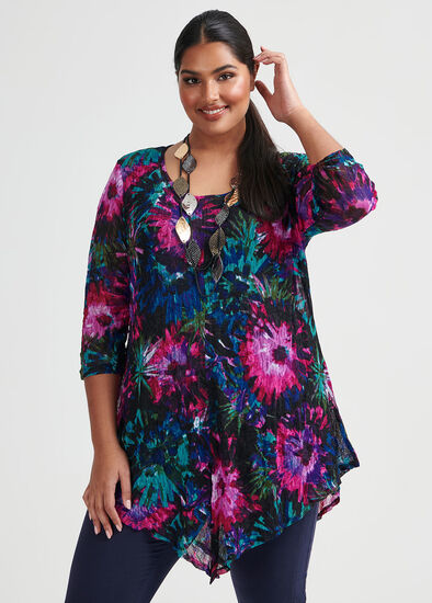 Plus Size Blue Crush Tunic