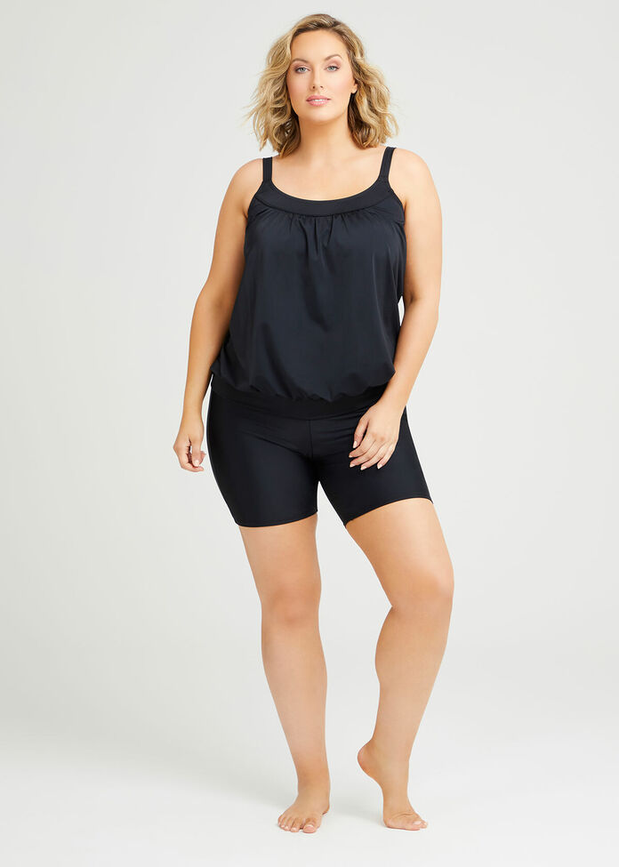 Essential Blouson Tankini, , hi-res