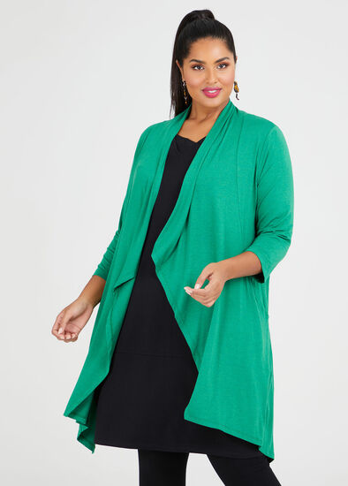 Plus Size Bamboo Muse Cardigan