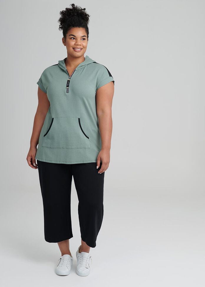 Moda Active Zip Top, , hi-res