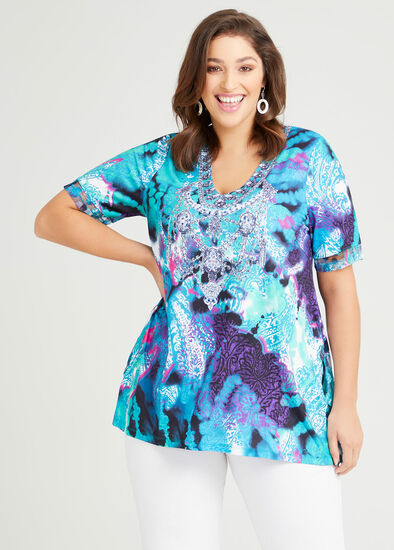 Plus Size Solstice Sparkle Top