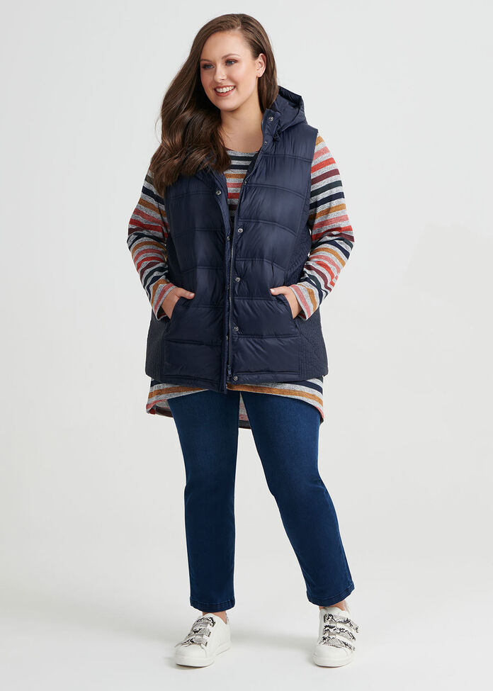 Time Traveller Puffer Vest, , hi-res