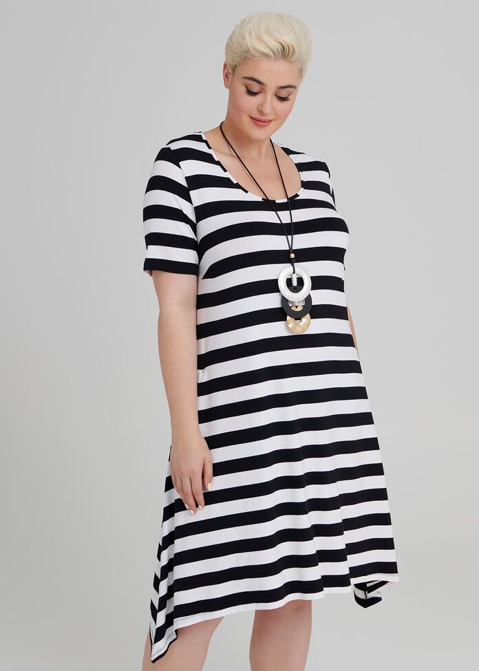 Getaway Stripe Dress, , hi-res