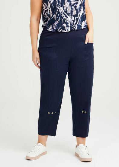 Plus Size Clarissa Linen Pant