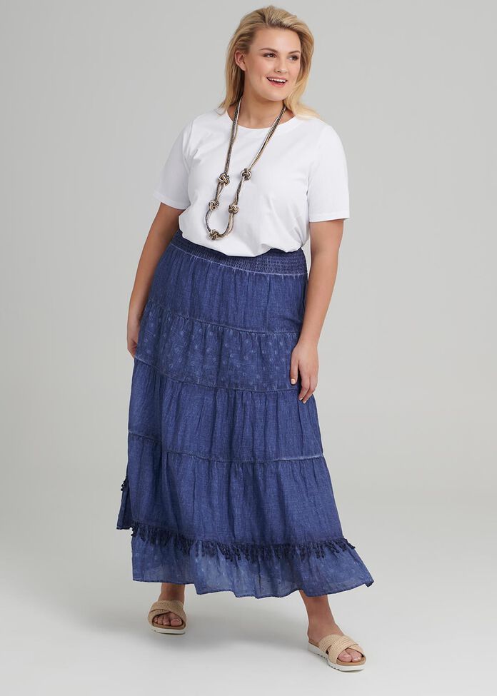 Astera Dobby Mix Skirt, , hi-res