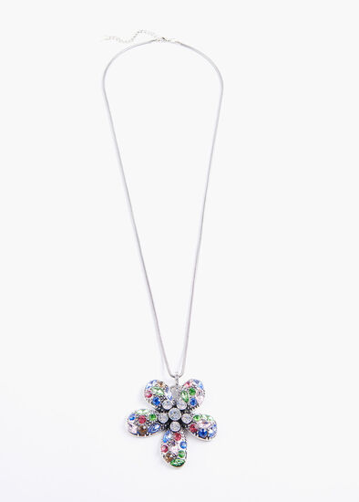 Crystal Flower Necklace