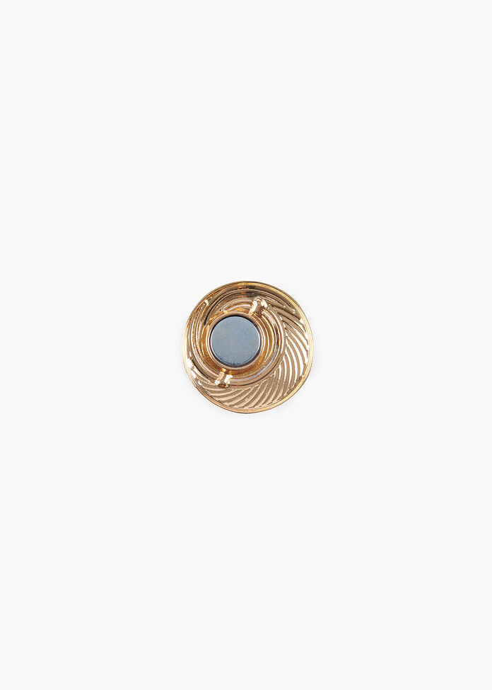 Swirl & Stone Brooch, , hi-res