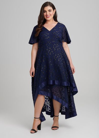 Plus Size Tonight's High Low Dress