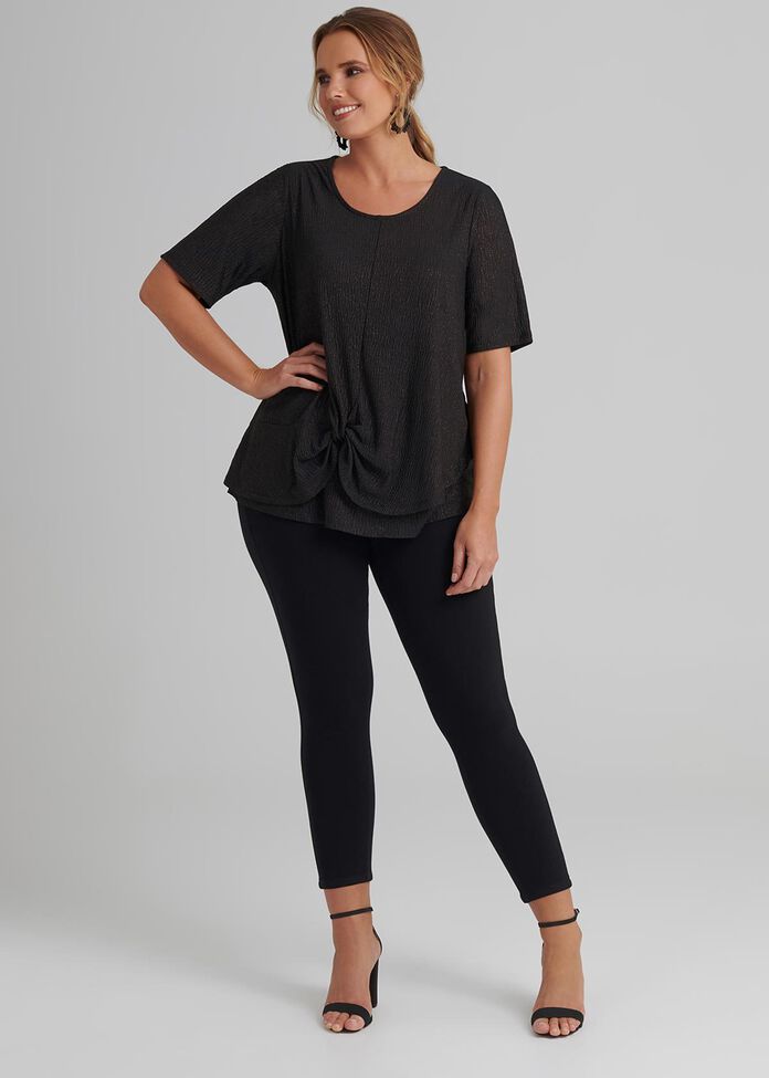 Shimmer Knot Top, , hi-res