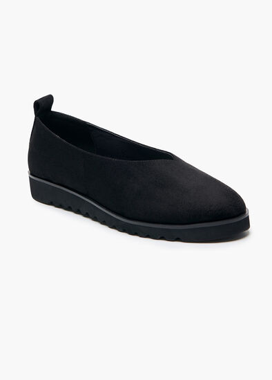 Bettina Black Flat