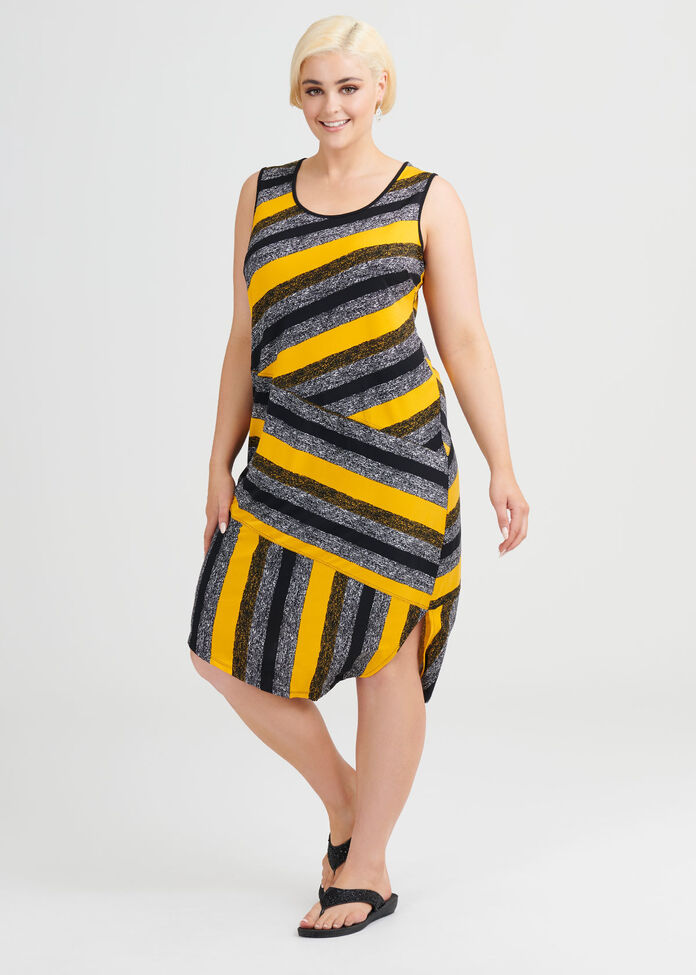 Nikita Stripe Dress, , hi-res