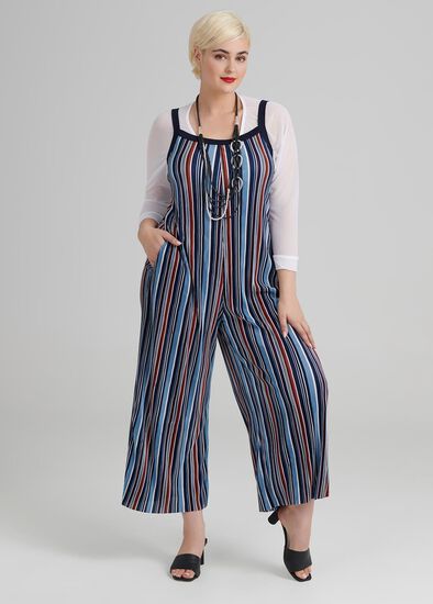 Plus Size Capri Jumpsuit