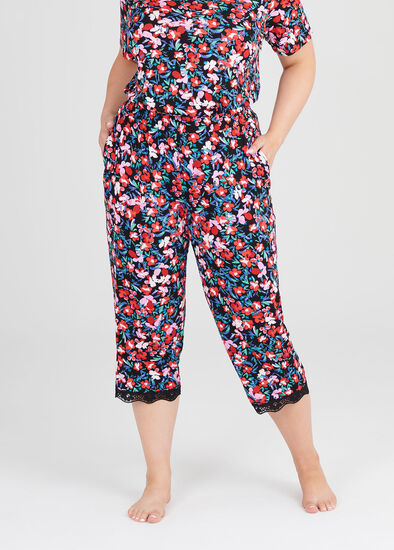 Plus Size Natural Print Pj Pant