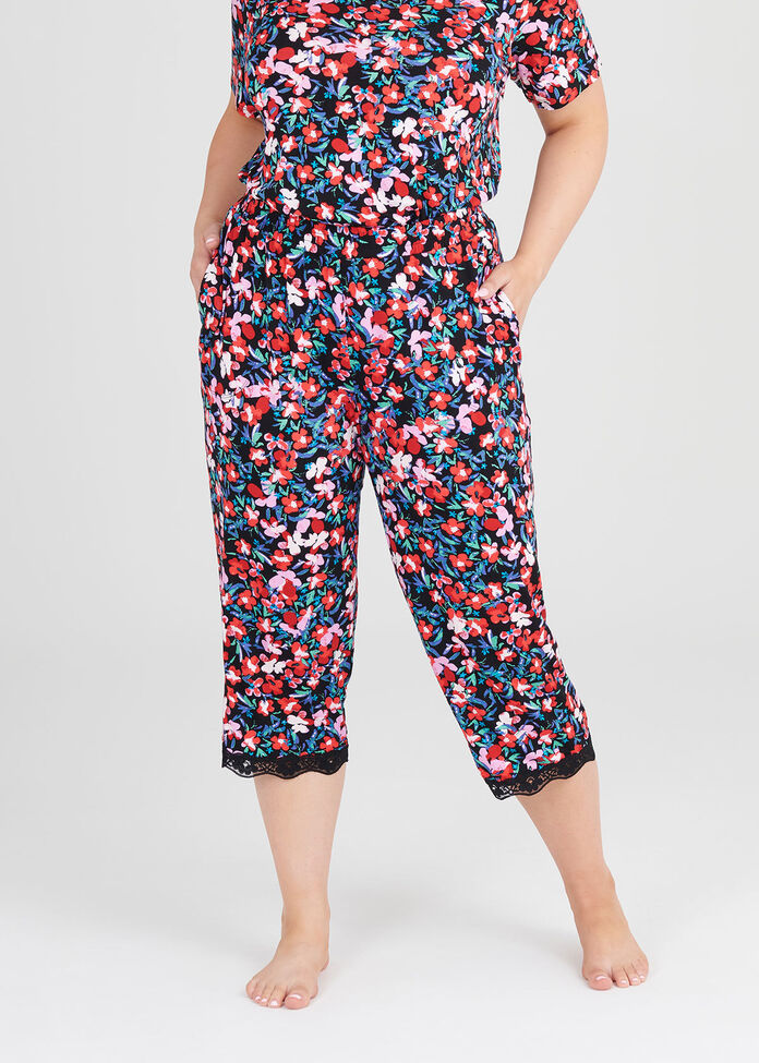 Natural Print Pj Pant, , hi-res