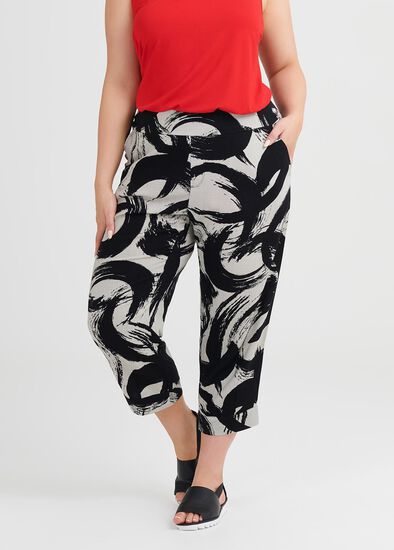 Plus Size Natural Territory Crop Pant