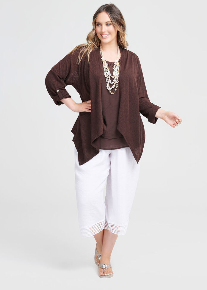 Desert Slub Cardi, , hi-res