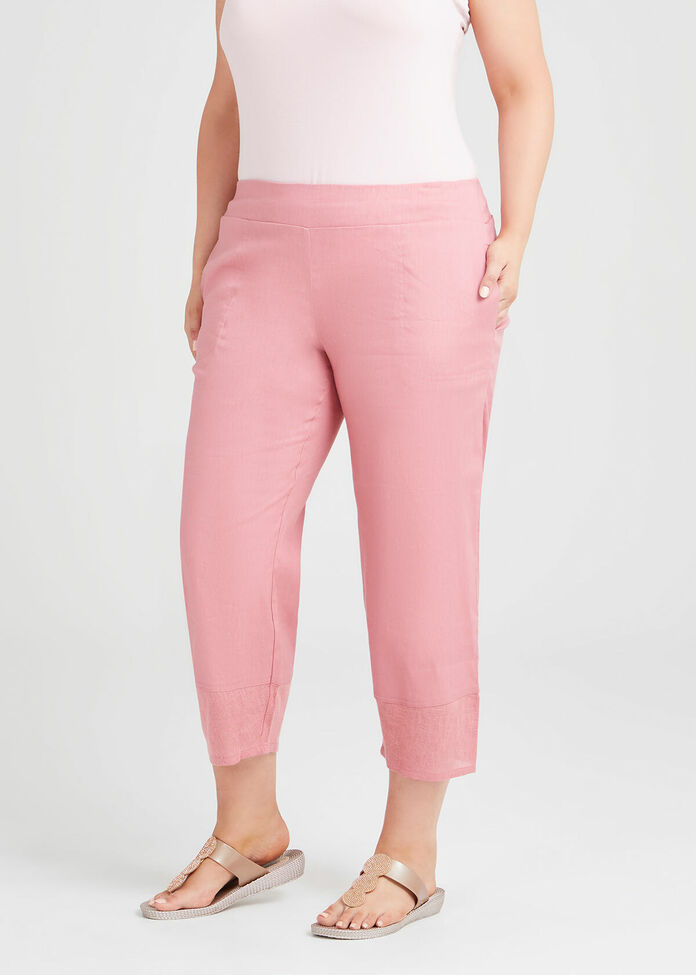 Linen Stretch Breezy Pant, , hi-res