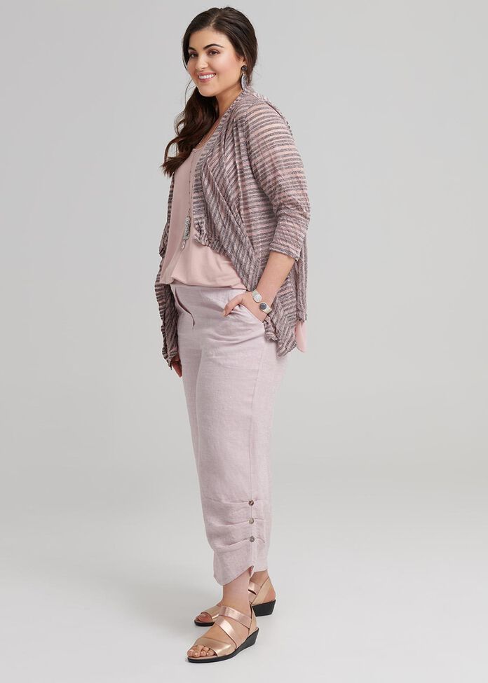 Shore Crop Linen Pant, , hi-res