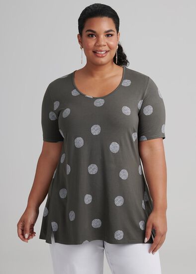 Plus Size Bamboo Mali Spot Top