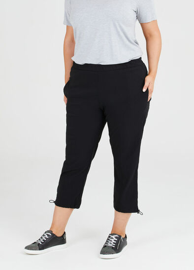 Plus Size Bengaline Crop Pant