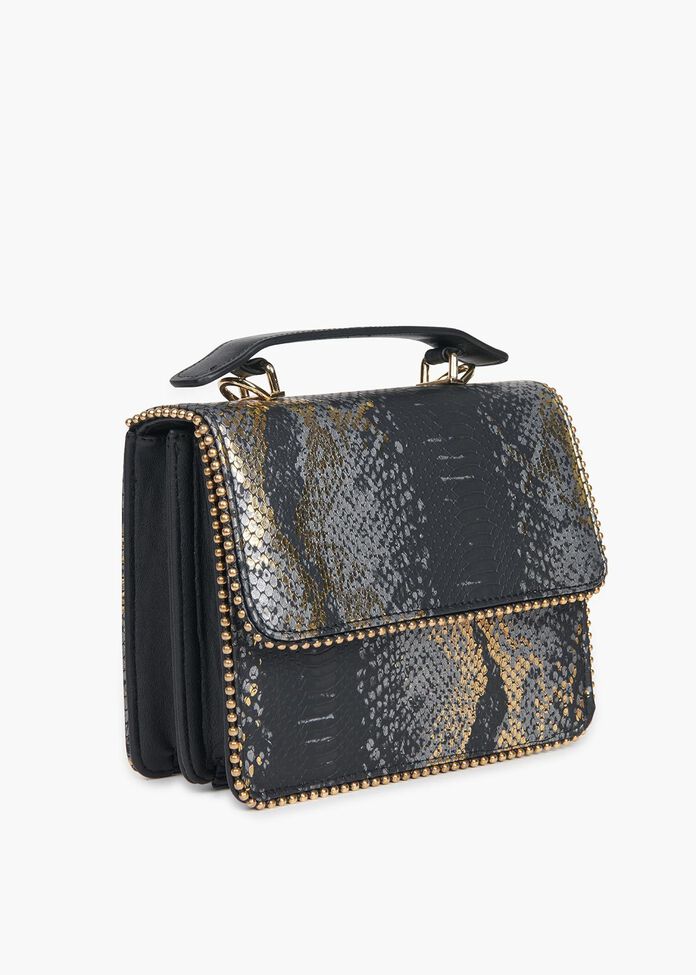 Stella Snake Metallic Bag, , hi-res