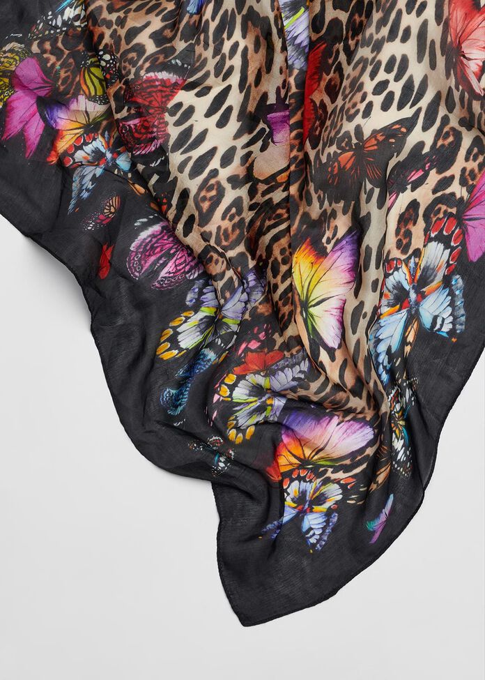 Wild Papillon Silk Scarf, , hi-res