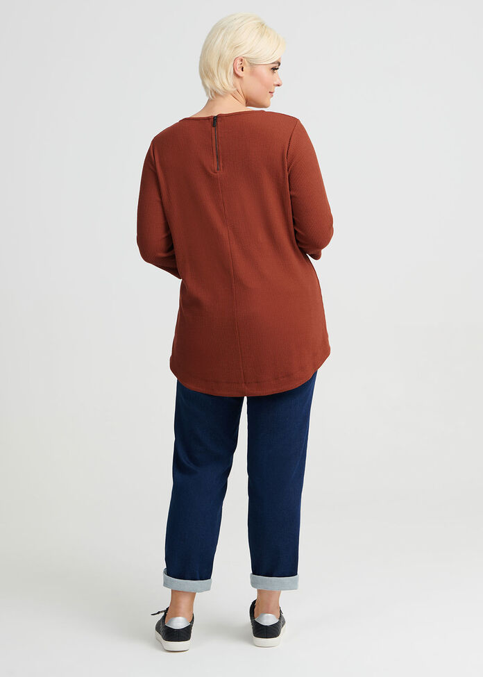 Staple Curved Hem Top, , hi-res