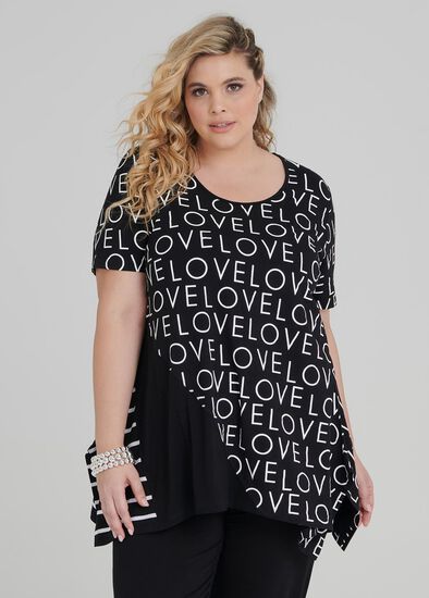 Plus Size Love Wins Tunic