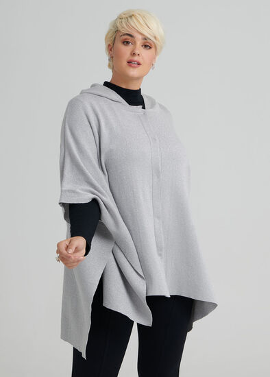 Hooded Sparkle Poncho