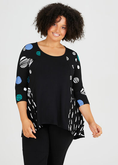 Plus Size Remix Spot Top