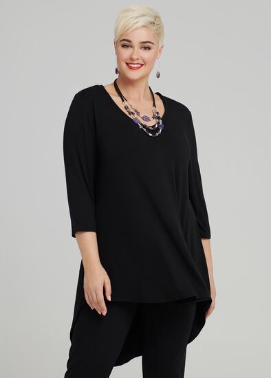 Plus Size Bamboo Ultimate 3/4 Tunic