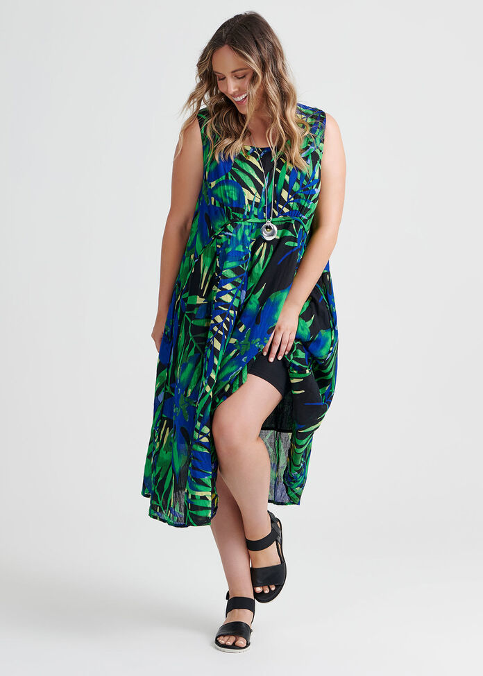 Cotton Palmita Dress, , hi-res