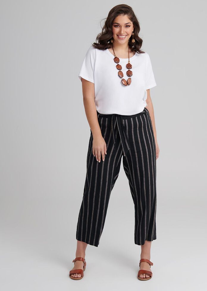 Linen Borderline Pant, , hi-res