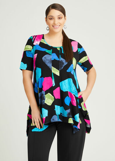 Plus Size Bamboo Mimosa Panelled Tunic