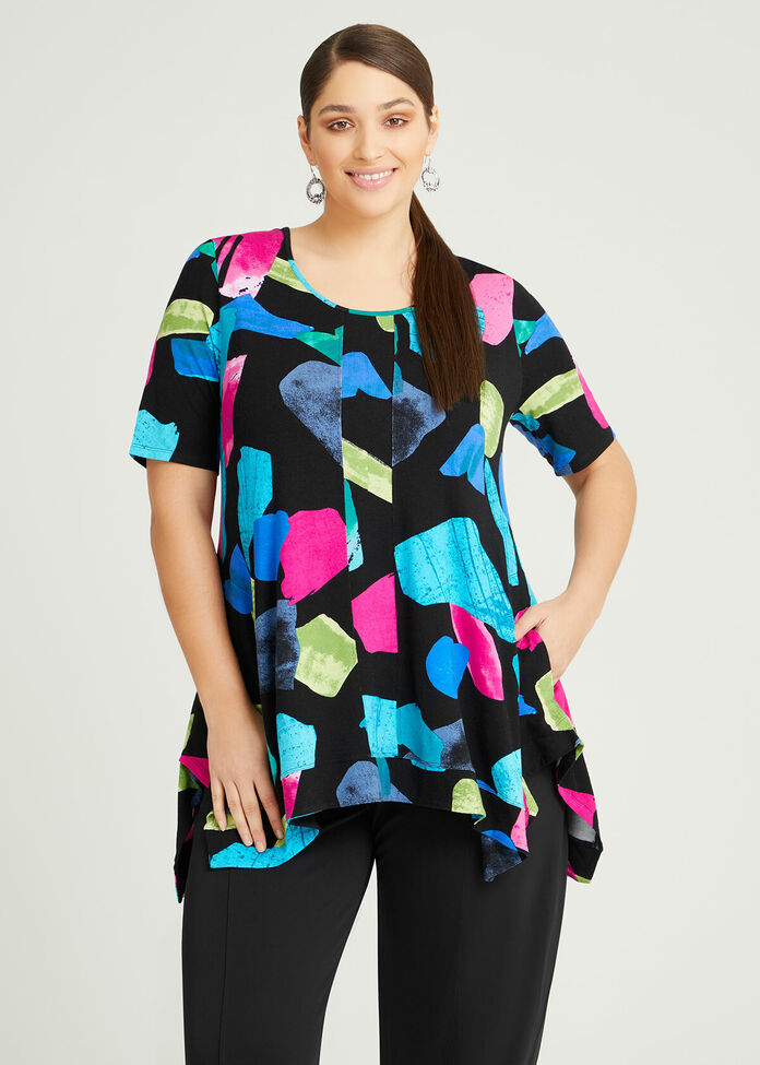 Bamboo Mimosa Panelled Tunic, , hi-res