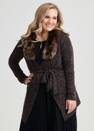 Plus Size Ametrine Knit Cardi