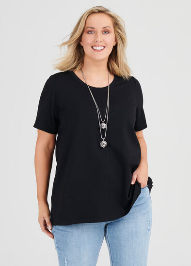 Plus Size Bamboo Ponti Top