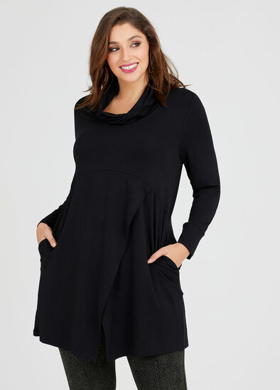 Plus Size Bamboo Cocoon Tunic