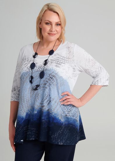 Plus Size Berber Linen Top