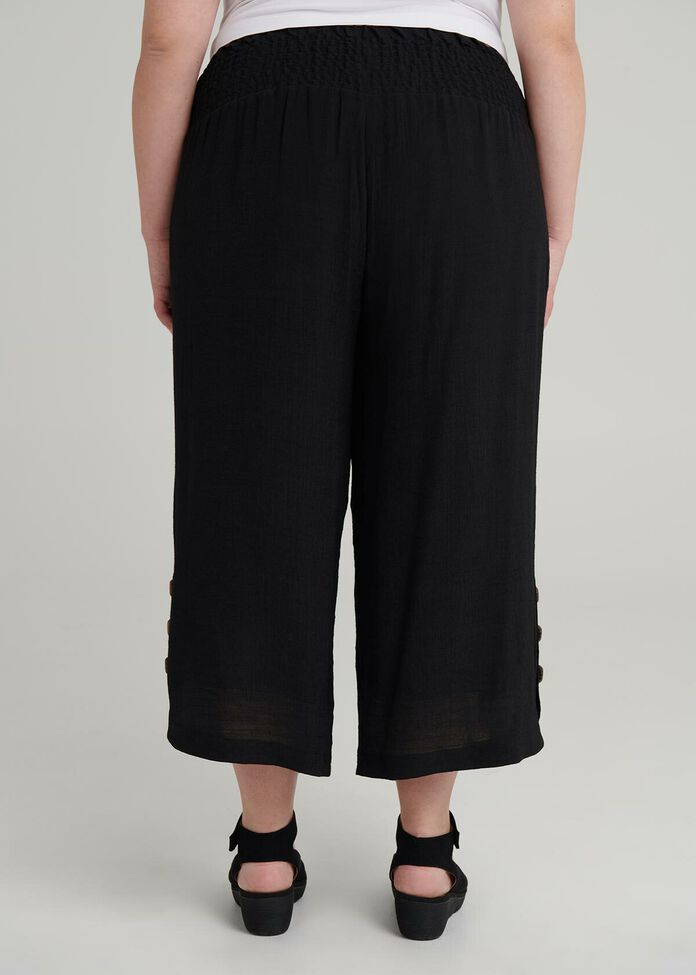 Sahara Button Crop Pant, , hi-res