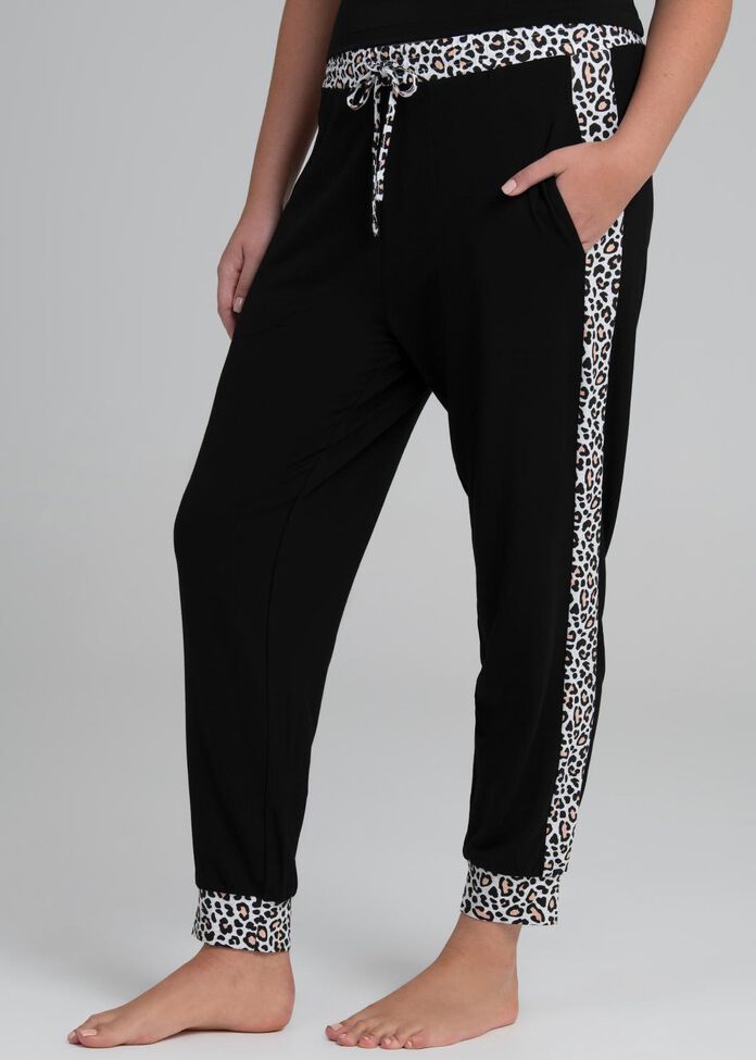 Splice Leopard Pj Pant, , hi-res