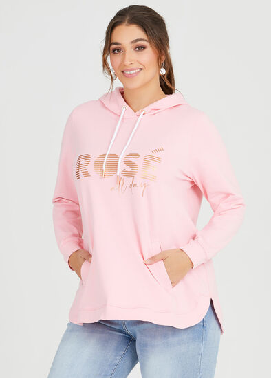 Plus Size Organic Rose Hoodie