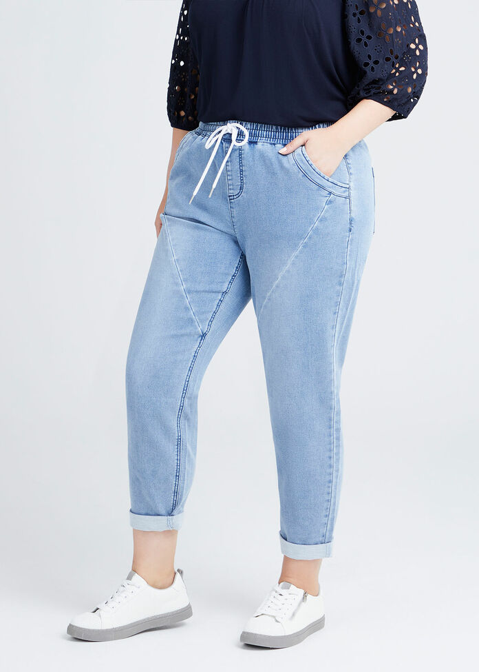 Easy Weekender Panelled Jogger, , hi-res