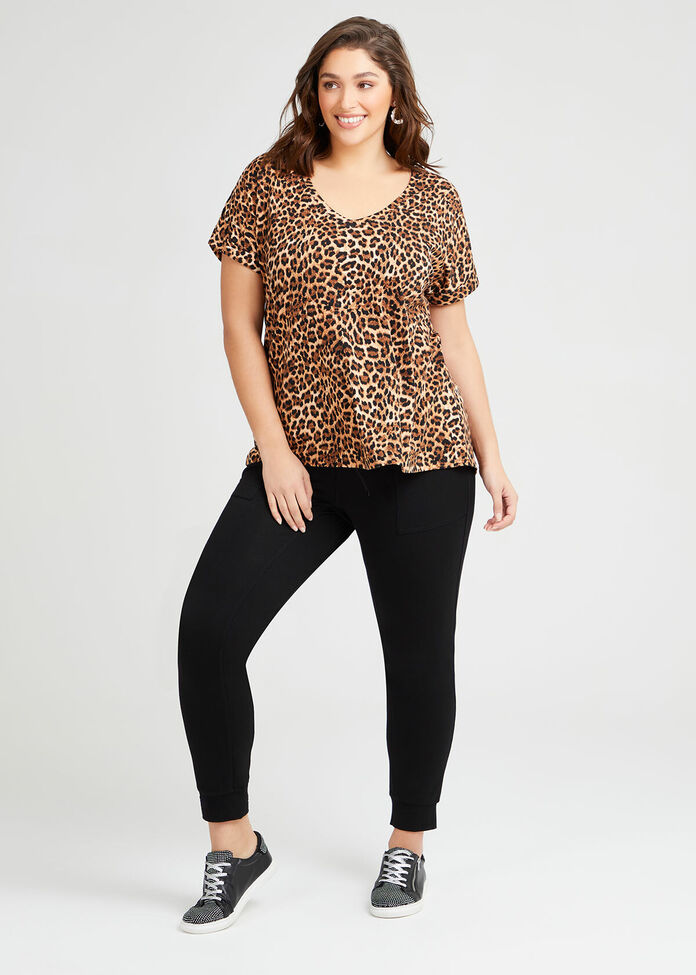 Organic Leopard Tee, , hi-res