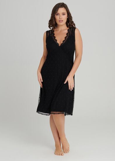 Plus Size Love Lace Nightie