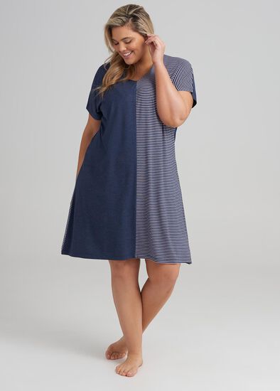 Plus Size Splice Lounge Dress