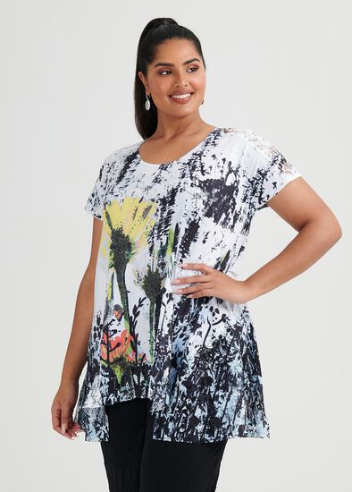 Plus Size Mystic Garden Tunic