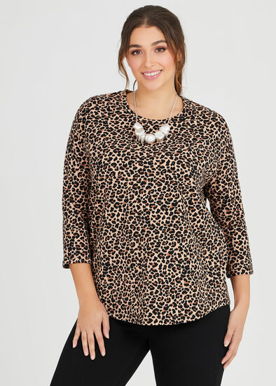 Plus Size Organic Animalia 3/4 Sweat