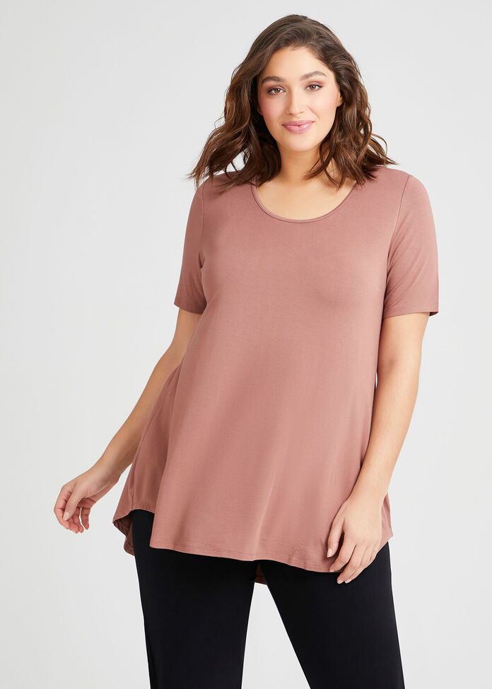 Bamboo Base S/slv Top, , hi-res